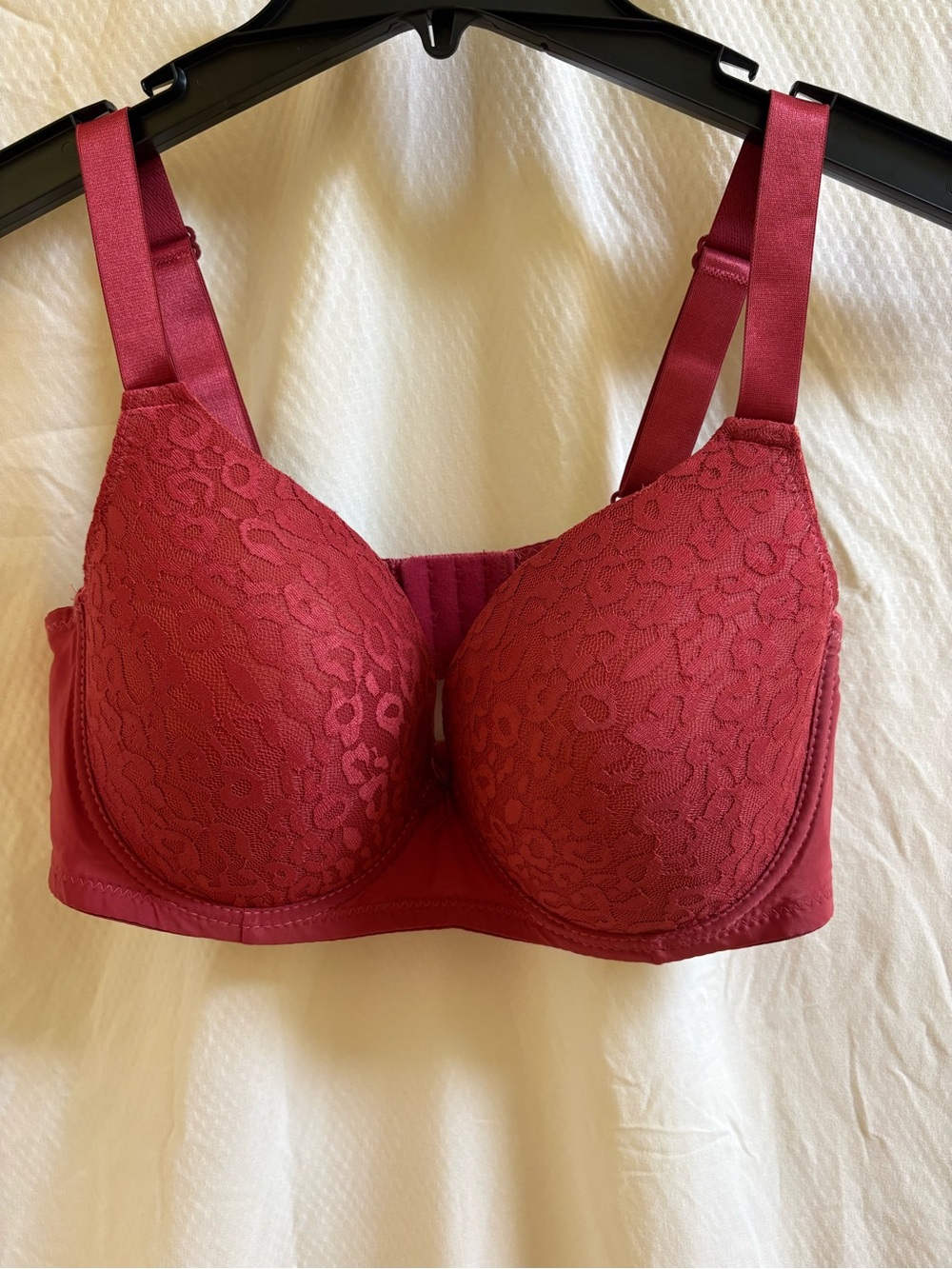 Mamia Wibe Red Lace Full Cup Underwire Bra 42DD NWOT’s